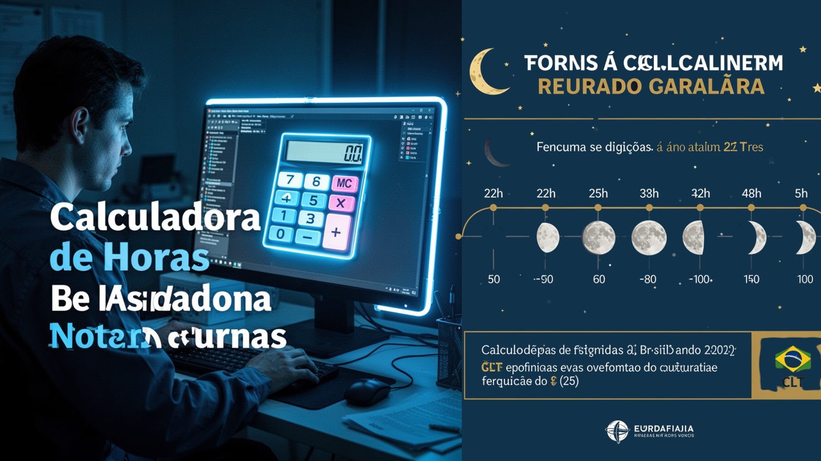 Calculadora de Horas Noturnas Trabalhadas